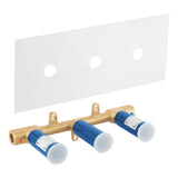 CONCEALED BODY 3H WASH BASIN WALL - GROHE -  ( CHROME - G3 - NON RAPIDO - 0x0 mm - 0inchX0inch )