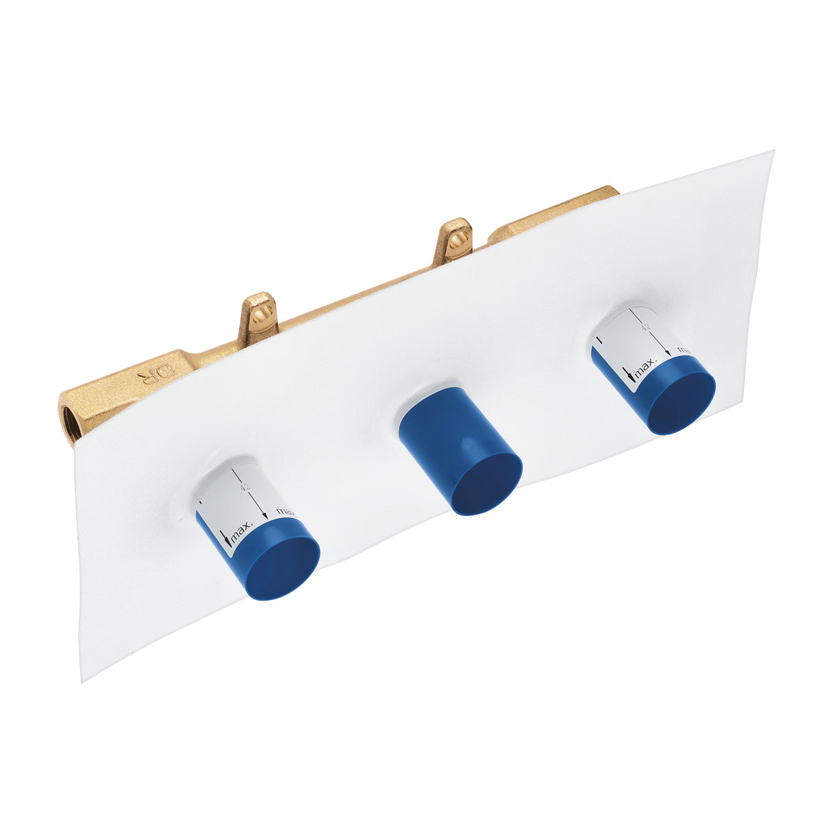 CONCEALED BODY 3H WASH BASIN WALL - GROHE -  ( CHROME - G3 - NON RAPIDO - 0x0 mm - 0inchX0inch )