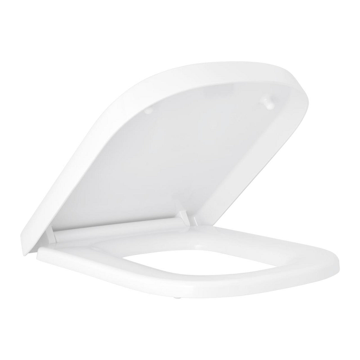 EURO CERAMIC TOILET SEAT SOFT CLOSE - GROHE -  ( WHITE - G3 - EURO CERAMIC - 0x0 mm - 0inchX0inch )