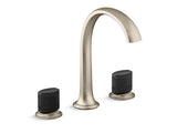 SCRIPT SINK FAUCET, ARCH SPT, BLK PORC - KOHLER LUXURY -  ( BRUSHED BRONZE - LUXURY - 0x0 mm - 0inchX0inch )