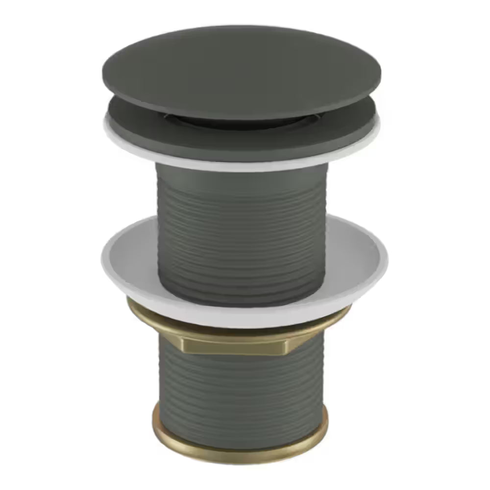 CLICK CLACK (POP-UP) WASTE F/T - JAQUAR FAUCETS -  ( GRAPHITE - ALLIED - 0x32 mm - 0inchX1.25inch )