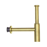 BOTTLE TRAP WITH 12 &7.5 INCH PIPE - JAQUAR FAUCETS -  ( GOLD DUST - ALLIED - 0x32 mm - 0inchX1.25inch )