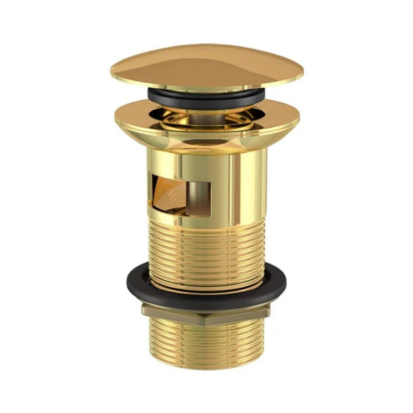 (PRUN) CLICK CLACK (POP-UP) WASTE H/T - JAQUAR FAUCETS -  ( GOLD - ALLIED - 0x32 mm - 0inchX1.25inch )