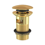 (PRUN) CLICK CLACK (POP-UP) WASTE H/T - JAQUAR FAUCETS -  ( GOLD - ALLIED - 0x32 mm - 0inchX1.25inch )