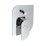 S.L.EXPOSED PARTS DIV KIT BUTTON ON TOP - JAQUAR FAUCETS -  ( CHROME - ALIVE - 0x15 mm - 0inchX0.5inch )