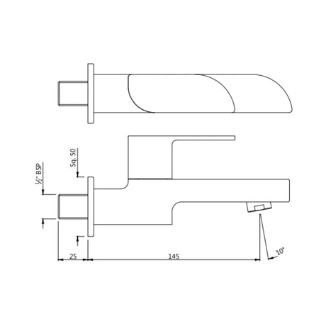 BIB COCK WITH FLANGE - JAQUAR FAUCETS -  ( GOLD DUST - ALIVE - 0x15 mm - 0inchX0.5inch )