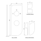 AQUAMAX EXPOSED PART KIT OF SINGLE LEVER SHOWER MIXER WITH 3-WAY DIVERTER AND SLEEVE (COMPATIBLE WITH ALD-783N) - JAQUAR FAUCETS -  ( GOLD DUST - ALIVE - 0x15 mm - 0inchX0.5inch )