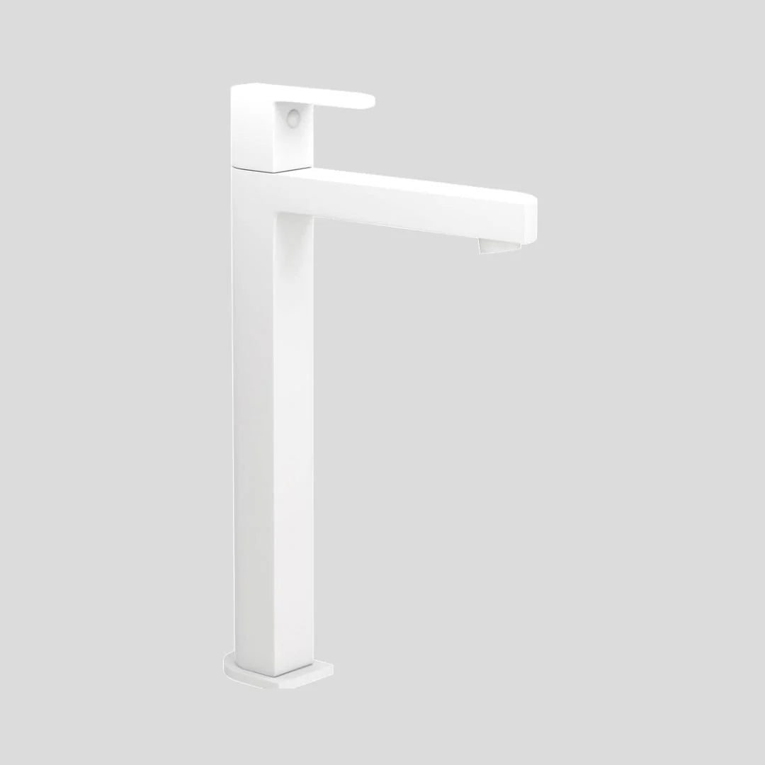 PILLAR COCK 135MM EXTD BODY - JAQUAR FAUCETS -  ( WHITE MATT - ALIVE - 0x15 mm - 0inchX0.5inch )