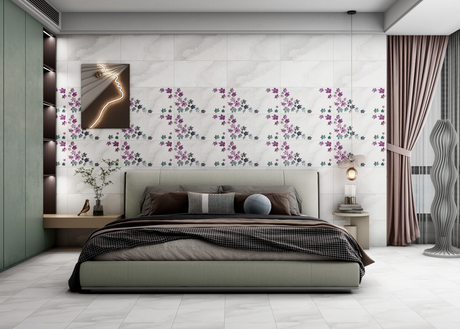 APPLE GREY LIGHT - INDIAN TILES -  (  - BLACKBERRY SUGAR - 600x300 mm - 24inchX12inch )