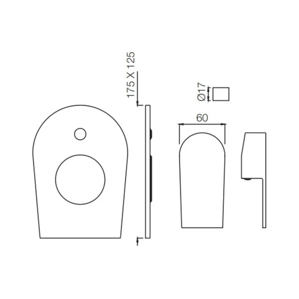 S.L.EXPOSED PART DIV KIT HIGH FLOW - JAQUAR FAUCETS -  ( CHROME - ARIA - 0x15 mm - 0inchX0.5inch )