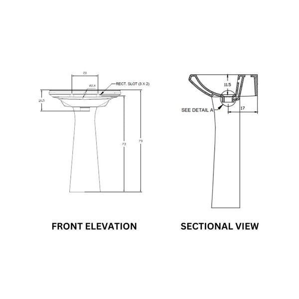 WASH BASIN ARIEL - HINDWARE -  ( STAR WHITE - ART - 550x400 mm - 22inchX16inch )
