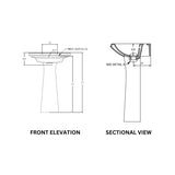 WASH BASIN ARIEL - HINDWARE -  ( STAR WHITE - ART - 550x400 mm - 22inchX16inch )