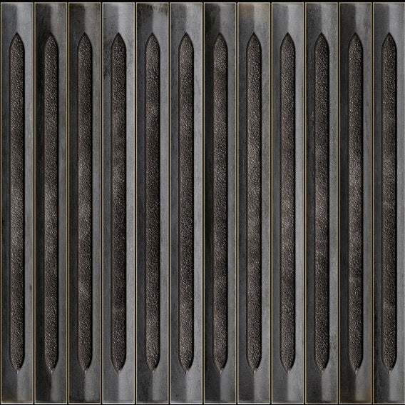 ARROW CARBON HL - INDIAN TILES -  (  - KERACER HIGH DEPTH DESIGNER TILES - 300x300x9 mm - 12inchX12inchX0.36inch )