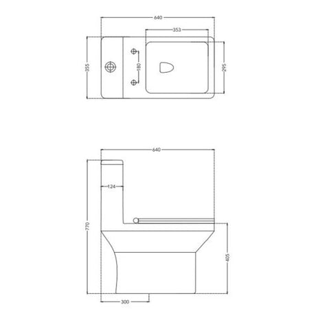 EWC ONE PIECE ASTER S TRAP - 300MM W/SEAT COVER - HINDWARE -  ( STAR WHITE - ASTER - 0x0 mm - 0inchX0inch )