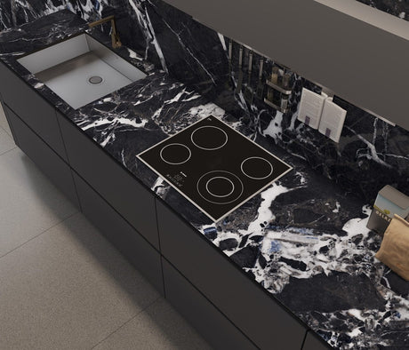AVNATE RIO ULTRA GLEAM - PORCEKO -  (  - QUARRY BLACK - 3000x790x15 mm - 118.11inchX31.1inchX0.6inch )