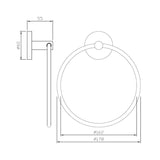 TOWEL  RING W/FLANGE ROUND - JAQUAR FAUCETS -  ( GOLD DUST - CONTINENTAL ACC. - 0x0 mm - 0inchx0inch )