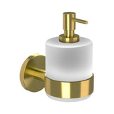 SOAP DISPENSER W/GLASS BOTTLE - JAQUAR FAUCETS - ( GOLD DUST - CONTINENTAL ACC. - 0x0 mm - 0inchX0inch )