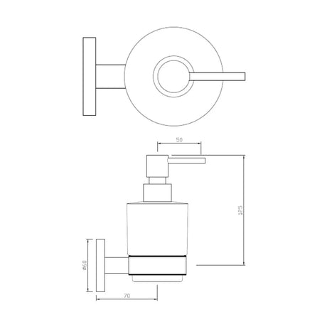 SOAP DISPENSER WITH GLASS BOTTLE - JAQUAR FAUCETS -  ( GOLD DUST - CONTINENTAL ACC. - 0x0 mm - 0inchx0inch )