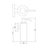 SOAP DISP W/METALLIC BOTTLE - JAQUAR FAUCETS - ( STAINLESS STEEL - CONTINENTAL ACC. - 0x0 mm - 0inchX0inch )