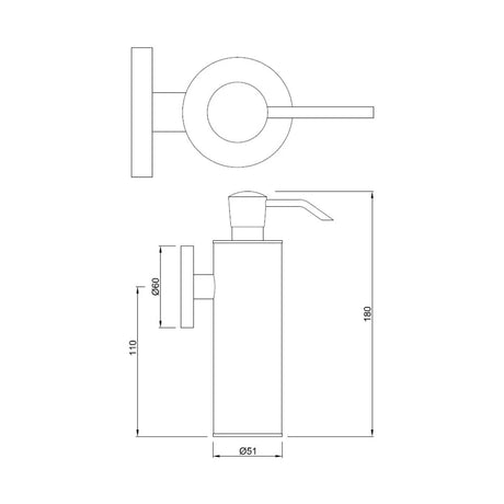 SOAP DISP W/METAL BOTTLE - JAQUAR FAUCETS -  ( STAINLESS STEEL - CONTINENTAL ACC. - 0x0 mm - 0inchx0inch )
