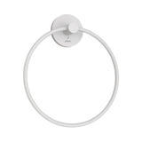 TOWEL RING ROUND - JAQUAR FAUCETS -  ( WHITE MATT - CONTINENTAL ACC. - 0x0 mm - 0inchx0inch )