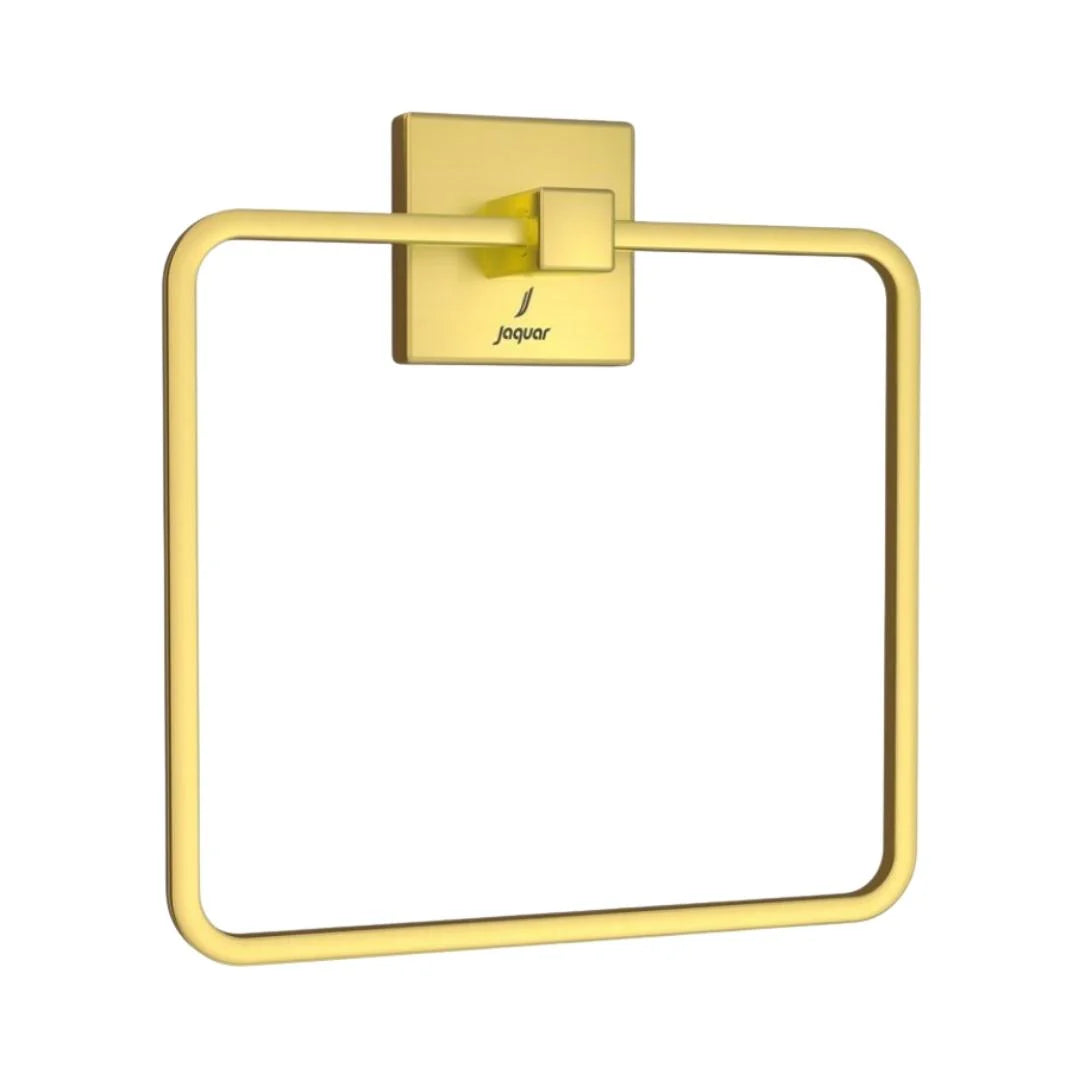 TOWEL RING SQUARE - JAQUAR FAUCETS -  ( GOLD DUST - ACC. KUBIX PRIME - 0x0 mm - 0inchx0inch )