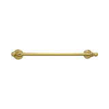 SINGLE TOWEL RAIL 450MM LONG - JAQUAR FAUCETS -  ( GOLD DUST - QUEENS ACC. - 0x450 mm - 0inchX18inch )