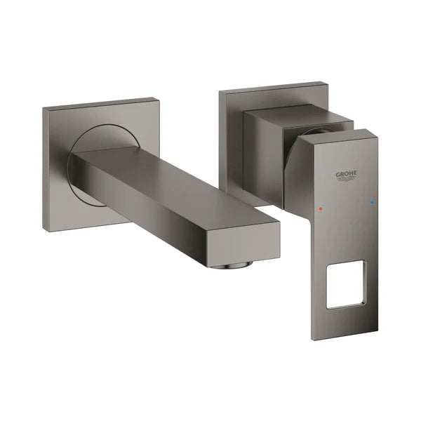 EUROCUBE OHM TRIMSET BASIN 2-H M CN - GROHE -  ( BRUSHED HARD GRAPHITE - G5 - EUROCUBE - 0x15 mm - 0inchX0.6inch )