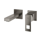 EUROCUBE OHM TRIMSET BASIN 2-H M CN - GROHE -  ( BRUSHED HARD GRAPHITE - G5 - EUROCUBE - 0x15 mm - 0inchX0.6inch )