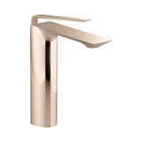 MODERN LIFE EDGE TALL BASIN FAUCET W/O DRAIN - KOHLER LUXURY -  ( ROSE GOLD - LUXURY - 0x0 mm - 0inchx0inch )