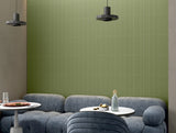 FLUYE BAMBU GREEN 10MM - COLORTILE -  (  - FLUTE MATT - 300x75 mm - 12inchX3inch )