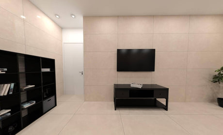 FORT CEMENTI BEIGE MATT TEXTURE - SIMPOLO-TILES- (  - IMPATTO MATT - 1198x598 mm - 48inchX24inch )