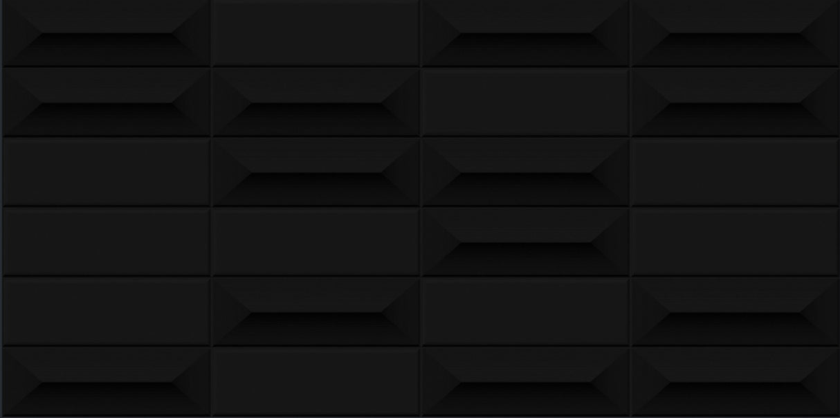 1599 BLACK HL - INDIAN TILES -  (  - BLACKBERRY SUPER SPECIAL - 600x300 mm - 24inchX12inch )