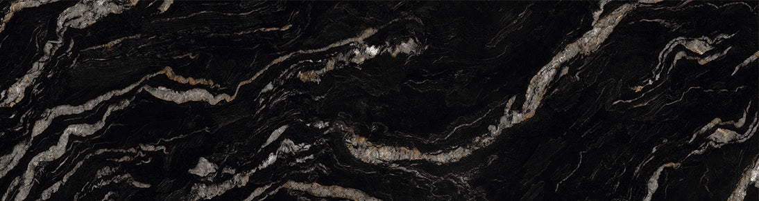 BLACK FUSION ULTRA GLEAM - PORCEKO -  (  - QUARRY BLACK - 3000x790x15 mm - 118.11inchX31.1inchX0.6inch )