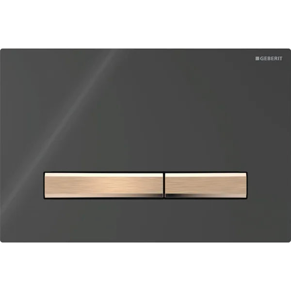 ACTUATOR PLATE SIGMA 50 SQUARE - GEBERIT -  ( RED GOLD BLACK - SIGMA - 600x400 mm - 24inchX16inch )