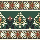 DAMASK LEGASY BORDER 1 MATT  - SIMPOLO-TILES- (  - TINY TILE MATT - 198x198 mm - 7.8inchX7.8inch )