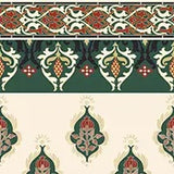 DAMASK LEGASY BORDER 2 MATT  - SIMPOLO-TILES- (  - TINY TILE MATT - 198x198 mm - 7.8inchX7.8inch )