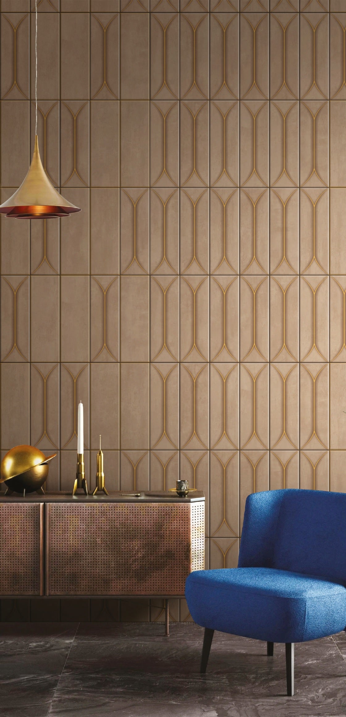 BOAT DUNE DECOR - COLORTILE -  (  - BOAT GLOSSY - 300x100 mm - 12inchX4inch )