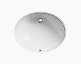 CAXTON-UNDERCOUNTER W/BASIN W/O OVERFLOW - KOHLER POPULAR -  ( WHITE - POPULAR - 536x435 mm - 21inchX17inch )