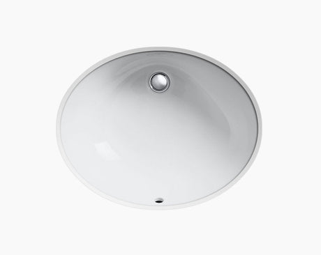 CAXTON-UNDERCOUNTER W/BASIN W/O OVERFLOW - KOHLER POPULAR -  ( WHITE - POPULAR - 536x435 mm - 21inchX17inch )