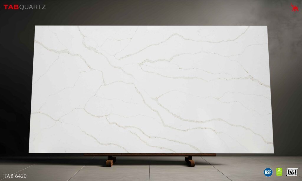 CALACATTA-8 - CALACATTA ORO (6420) - SURFACES -  (  - TABQUARTZ - 3270x1640x20 mm - 128.74inchX64.57inchX0.8inch )