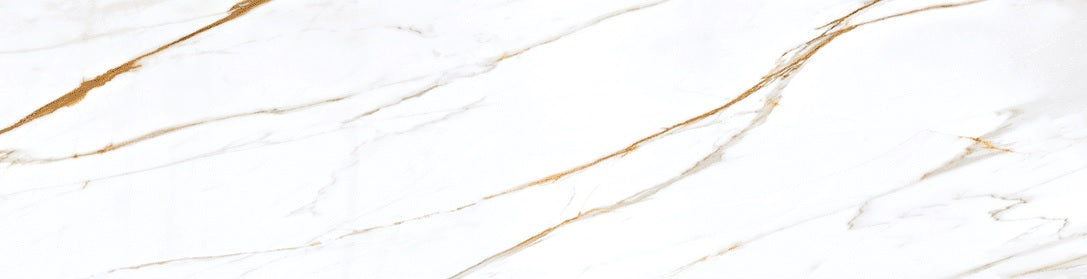 CALACATTA LUCE GOLD CRESTAMATTE - PORCEKO -  (  - NEOTERIC - 3000x790x15 mm - 118.11inchX31.1inchX0.6inch )