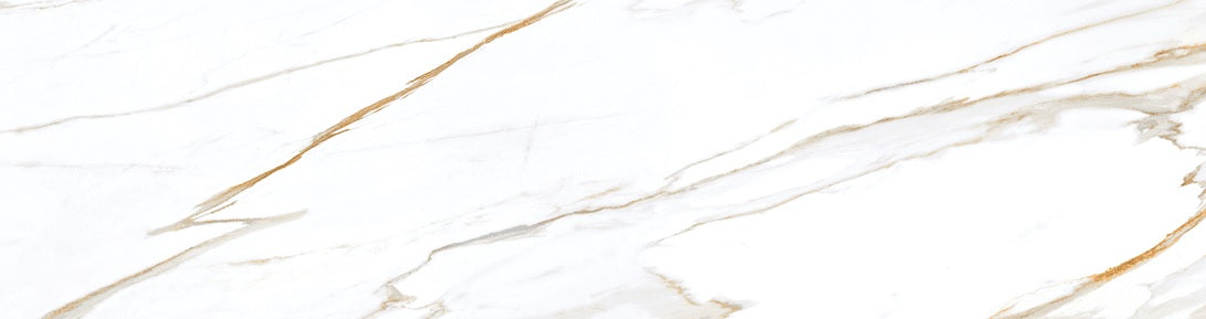 CALACATTA LUCE GOLD CRESTAMATTE - PORCEKO -  (  - NEOTERIC - 3000x790x15 mm - 118.11inchX31.1inchX0.6inch )