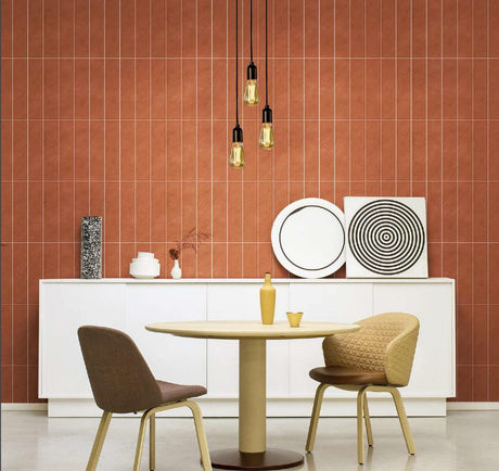 TIERRAS CARMINE - INDIAN TILES -  (  - WALL TILES SERIES - 600x300 mm - 24inchX12inch )