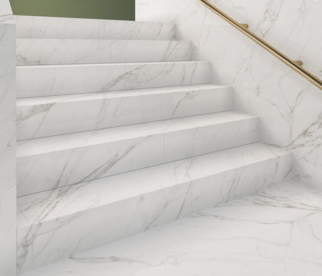 CARRARA BLANCO ULTRA GLEAM - PORCEKO -  (  - QUARRY WHITE - 3000x790x15 mm - 118.11inchX31.1inchX0.6inch )