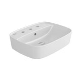 VESSEL COUNTER TOP WASHBASIN - AMERICAN STANDARD -  ( WHITE - SIGNATURE - 550x450 mm - 22inchX18inch )