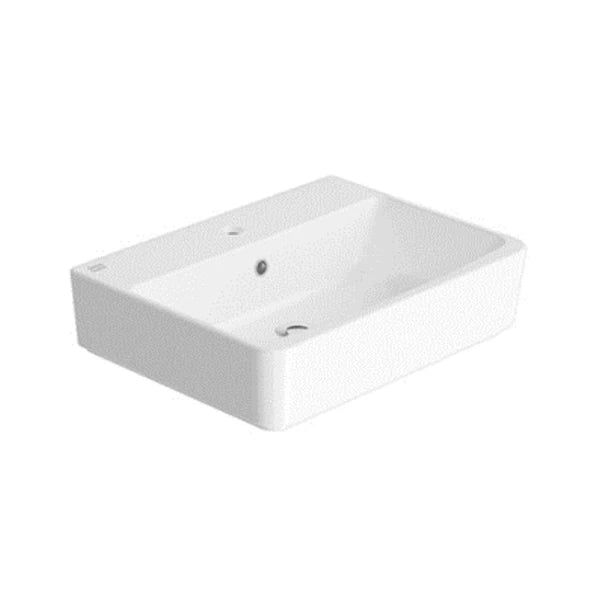 VESSEEL COUNTER TOP WASH BASIN - AMERICAN STANDARD -  ( WHITE - ACACIA E - 600x448 mm - 24inchX18inch )