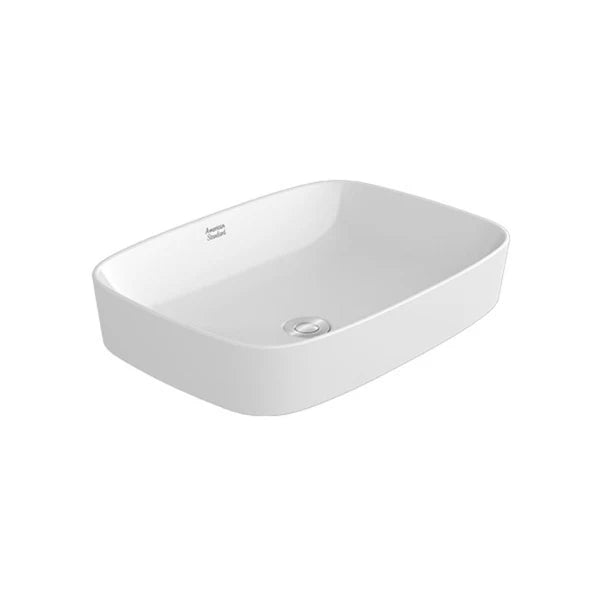 VESSEL COUNTER TOP WASHBASIN W/OTAP HOLE - AMERICAN STANDARD -  ( WHITE - SIGNATURE - 550x450 mm - 22inchX18inch )