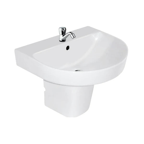 WASH BASIN CEDAR - HINDWARE -  ( STAR WHITE - ITALIAN - 570x440 mm - 23inchX17inch )