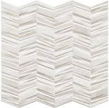 REAL CHEVRON WHITE - SPAIN -  (  -  - 440x440 mm - 17.5inchX17.5inch )